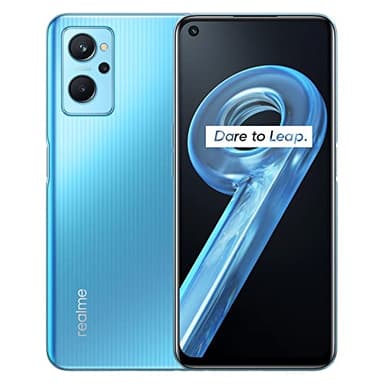 realme 9i 4G LTE GSM 128GB + 6GB 6.6" 50MP Triple Camera Unlocked Latin Europe Dual Sim (NOT Verizon/Boost/Cricket/Metro/AT&T) + Fast Car Charger Bundle (Prism Blue)
