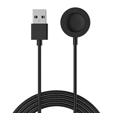 Compatible with Michael Kors Gen 4/Gen 5/Gen 6 Smart Watch Charger, 3.3ft Replacement Magnetic Charger for Michael Kors Gen 5E MKGO, Gen 5 Lexington/Bradshaw, Gen 4 Runway/Sofie/MKGO (Black)