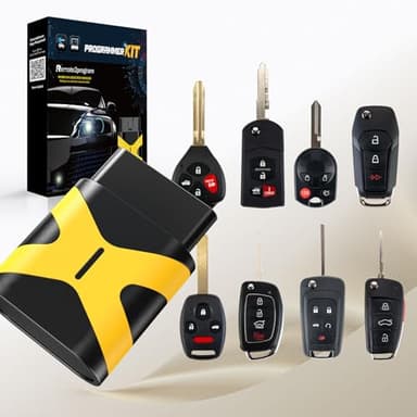Remote2program Car Key DIY Programming Replacement for Large Number of car Models/Easy and Safe kit with No Tool Required/DIY Pairing via Smartphone App (No Remote) (Blade Remote)