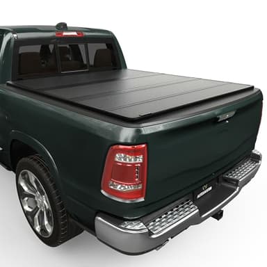 AUTOSAVER88 Hard Quad Fold Truck Bed Tonneau Cover Fit for Dodge Ram 1500 2002-2023, Dodge Ram 2500 3500 2003-2026 with 8ft Bed Without Rambox