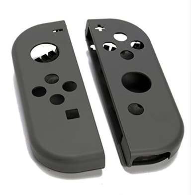 Replacement Hard Housing Shell Skin Case Cover Inner Frame for Switch NS JoyCon Controller (Gray-Black)