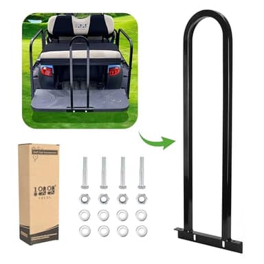 10L0L Universal Golf Cart Rear Seat Safety Grab Bar Fits for Club Car EZGO, Upgrade Heavy Duty Rear Seat Hand Rail Grab Bar to Keep Safety