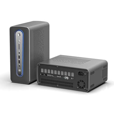 AIFUT AI Mini PC |AMD Ryzen AI Max+ 395 (5.1GHz) |128GB LPDDR5X 8000MHz |2TB PCIe 4.0 SSD|Quad 8K Display |WiFi7 |USB4 |Triple Cooling RGB |140W Performance Mode | Gaming|AI Training|3D Rendering