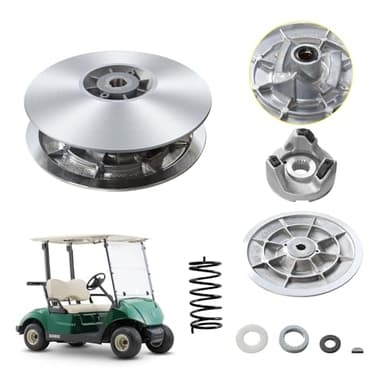 Orle Oko Golf Cart Secondary Driven Power Clutch Kit with Spring for Yamaha Golf Cart G2 G8 G9 G11 G14 G16 G20 G21 G22 G28 1985-2007, Metal Surface Drive Clutch