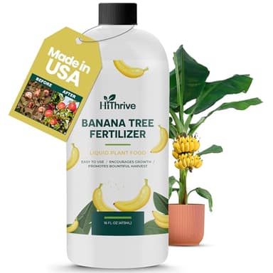 16oz Plant Food for Banana Trees Live Plants - Makes 16 Gallons of Banana Tree Fertilizer for Fruit Trees Live Plants - Promotes Lush Growth, Strong Roots, Abundant Harvest & Sweet Fruits