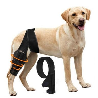 YEHALEANS Dog Knee Brace for Torn Acl Hind Leg, Adjustable Dog Knee Brace, Helps Relieve Anterior Cruciate Ligament Tears Dog Leg Brace, Keeps Joints Stable, Relieves Pain, L