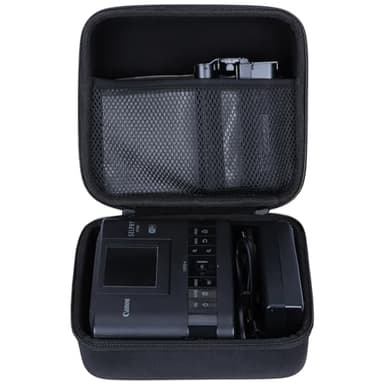 Lebakort Hard Case Compatible with Canon SELPHY CP1500 CP1300 CP1200 Compact Photo Printer (Black Case)