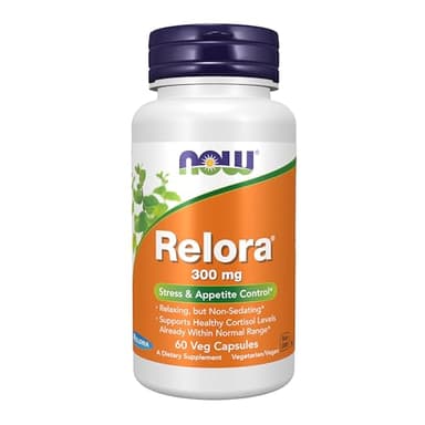NOW Foods Supplements, Relora 300 mg (a Blend of Plant Extracts from Magnolia officinalis and Phellodendron amurense), 60 Veg Capsules