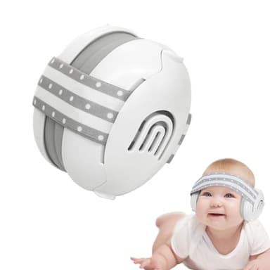 PLANTURECO Baby Noise Cancelling Headphones, Adjustable Infant Ear Protection Muffs for Toddlers & Kids, Hearing Protector for Travel, Flying, Autism, Concerts & Loud Events (NRR 25dB)