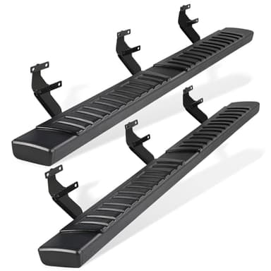 6" Running Boards Compatible with 2015-2026 Ford F-150 Super Crew Cab and 2017-2026 Ford F250 F350 Super Duty Crew Cab - Side Step Rails Nerf Bars (Aluminum Alloy, for Vehicles with 4 Full Size Doors)