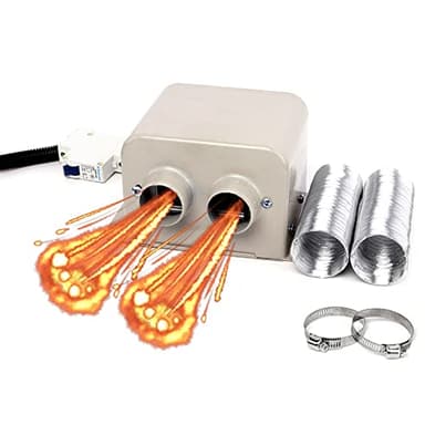 CYDZSW 12V 800W Car Heater Battery Powered,Windshield Window Defroster Defogger,Electric Seat Heater Kit Inside the Car,Portable 12 Volt Heaters for Golf Cart Truck and UTV