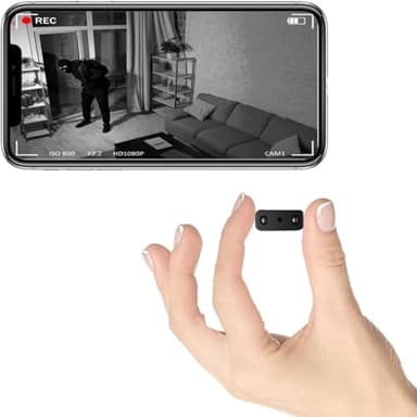 Mini WiFi Hidden Spy Camera, Smallest Cameras HD1080P for Home Security,Surveillance Small Nanny Cam with Phone App, Motion Detection and Night Vision
