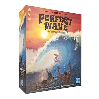 The Perfect Wave | Surfing Themed Light Strategy Card Game | Custom Artwork | 2 to 4 Players and Ages 8 and Up