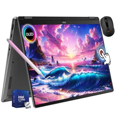 ASUS Vivobook Flip 14" OLED Touch Copilot+ Laptop, Intel EVO Core Ultra 7 256V, Wi-Fi 7, 360° Hinge, Thunderbolt4, Win 11, w/Wireless Mouse & Stylus Pen (16GB RAM | 1TB SSD)