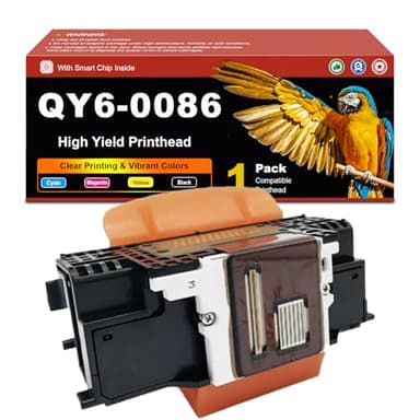 QY6-0086 QY6 0086 QY60086 Compatible Print Head, with Chip, Work for Canon Mx720 Mx721 Mx722 Mx725 Mx726 Mx728 Mx920 Mx922 Mx924 Printer, Inkjet Printhead Replacement Kit 1-Pack