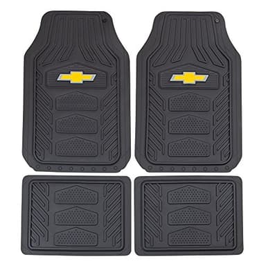 Plasticolor Chevrolet Weatherpro 4 Piece Floor Mats Set, Floor Mats by Plasticolor (001664R03), Black, One Size