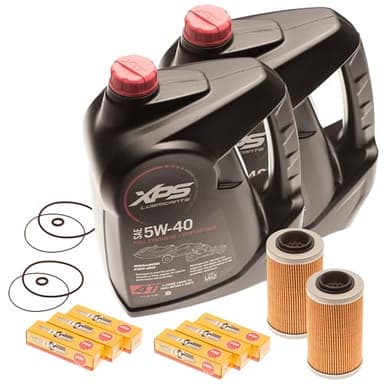 Sea Doo Oil Change Kit W/Filter O Rings & Spark Plugs 2 Pack 4-Tec GTI GTX GTS
