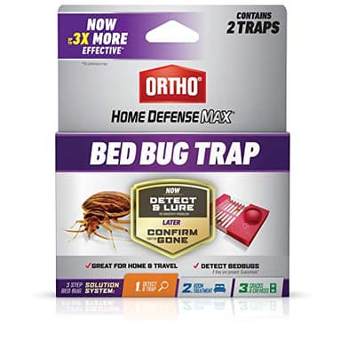 Ortho Home Defense Max Bed Bug Trap, Detect Bed Bugs in Homes and While Traveling, 2-Pack