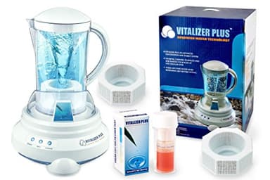 Vortex Vitalizer Plus Hexagonal Oxygen Water Maker with Two Mineral Cube and Alkaline Test Solution