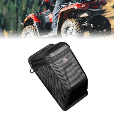 KEMIMOTO ATV Fender Bag 5.5L Water-resistant Phones Wallets Storage Bag ATV 4 Wheeler Accessories Fits for ATVs Boats UTVs Universal Adaptation Compatible with Polaris Sportsman Can-Am Grizzly
