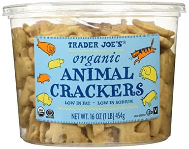 Trader Joes Organic Animal Crackers 16 Oz.