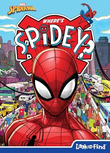 Marvel Spider-man – Where’s Spidey? Look and Find Activity Book - PI Kids