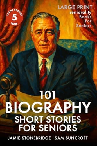 101 Biography Short Stories for Seniors: Large Print easy to read book for Seniors with Dementia, Alzheimer’s or memory issues