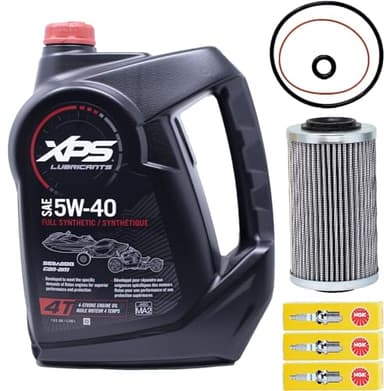 Edwards Oil Change Kit fit Sea Doo 300HP Oil Change Kit W/Filter O Rings & Spark Plugs RXPX RXTX GTX 300