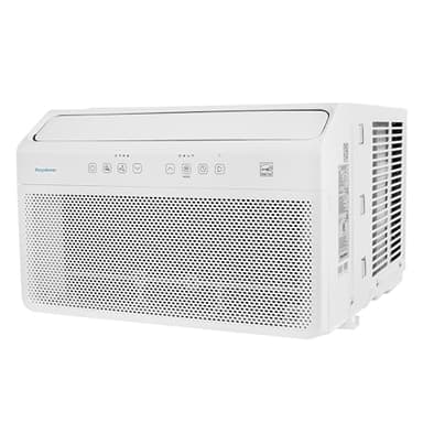 Keystone Energy Star 12,000 BTU Window Mounted Inverter Air Conditioner with Supplemental Heat, Quiet High Efficiency Window AC Unit with Remote for Apartment, Medium-Large Rooms up to 550-Sq.Ft.