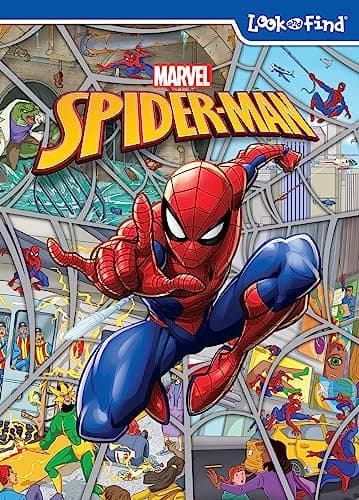 Marvel Spider-Man - Look and Find Activity Book - PI Kids