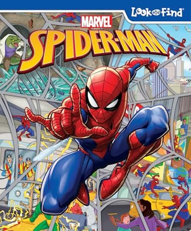 Marvel Spider-Man Look and Find Activity Book - PI Kids