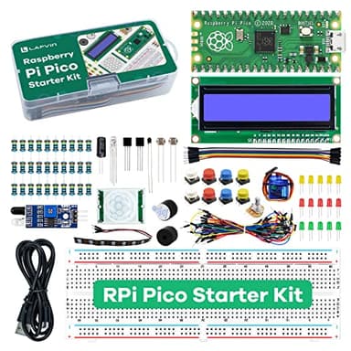 LAFVIN Basic Starter Kit for Raspberry Pi Pico,LCD1602,SG90 with Tutorial